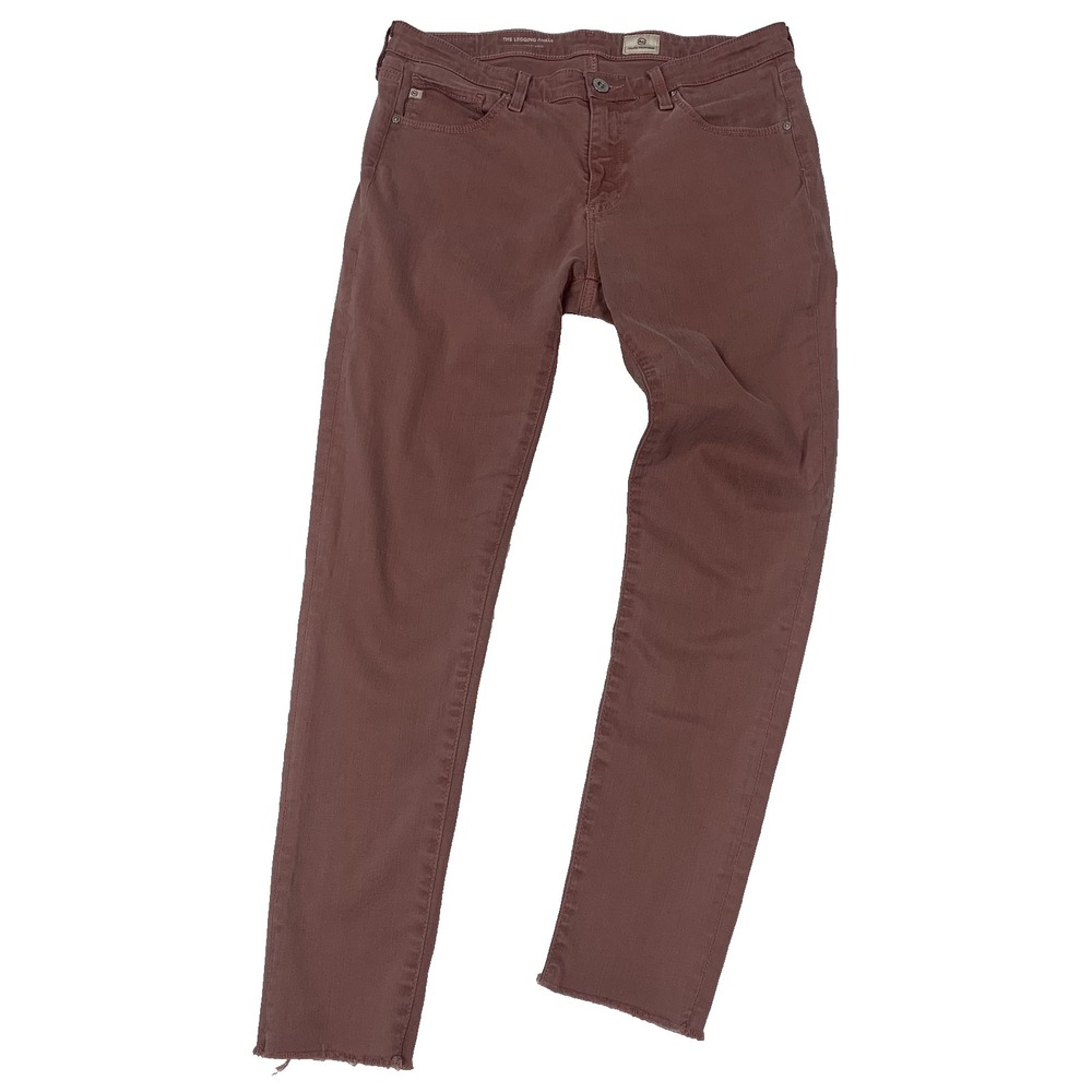 AG Adriano Goldschmied The Legging Ankle Skinny Jeans 29R Dusty Rose Stretch
